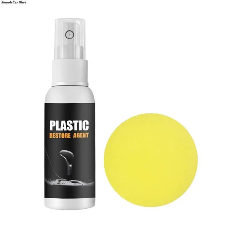 

Car Newest 30ml Automotive Interior Plastic Parts Retreading Agent Plastic Parts Wax Instrument Panel Retreading Agent