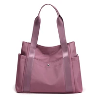high quality nylon womens tote shoulder bag for ladies 2022 large capacity handbags luxury designe casual travel shopping bag
