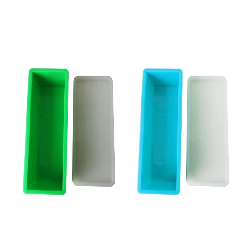 

L21E Flexible Rectangular Silicone Mold with Lid Cover for Handmade Soap Toast Loaf Cake Food Grade Resin Mould DIY Making To