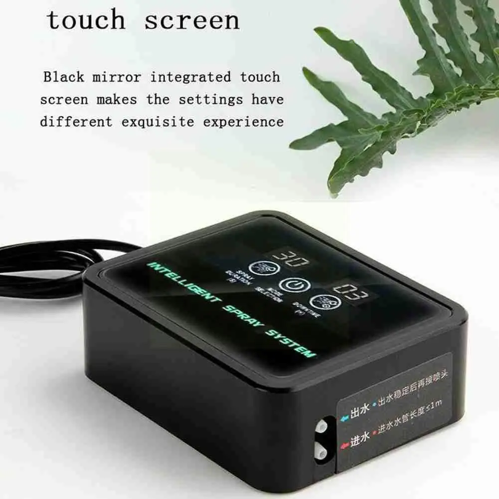 

Intelligent Reptile Fogger Terrariums Humidifier Electronic Automatic Sprinkler System Timer Kit Spray Rainforest Mist Y5c0