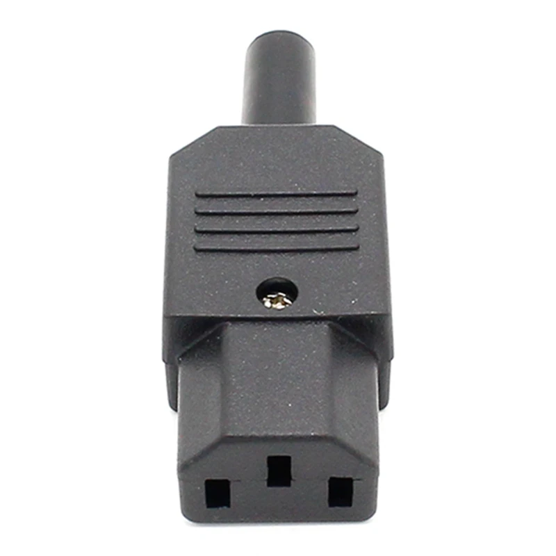 

10Pcs 10A 250V Black IEC C13 Female Plug Rewirable Power Connector 3 Pin AC Socket