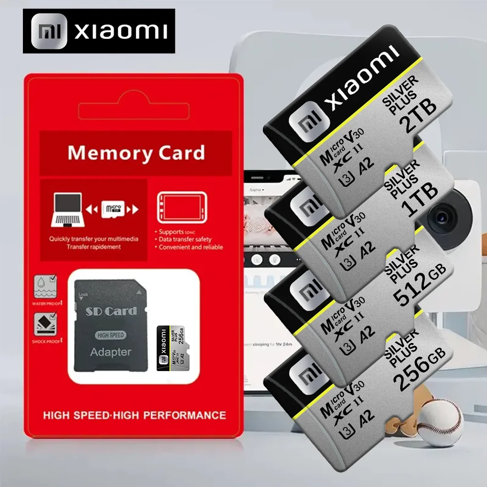 Карта памяти Xiaomi SD 1 ТБ 512 ГБ Ultra Micro TF Card 128 256 U3 V30 4K Full HD