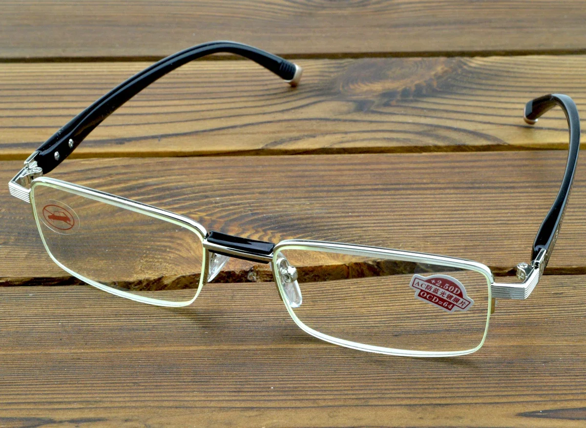Очки для чтения Clear Vida мужские с антибликовым покрытием из титанового сплава