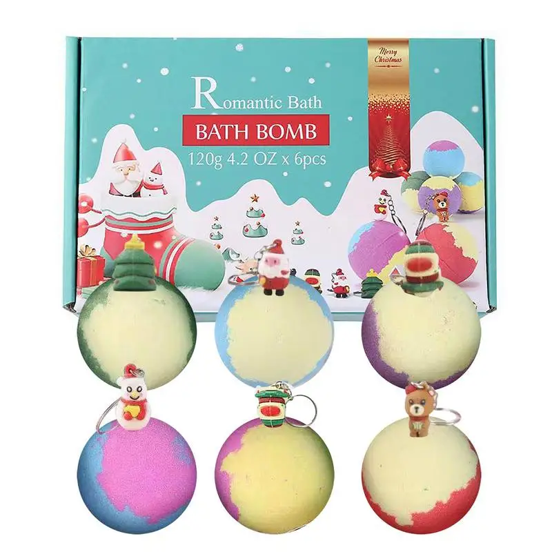 

Набор бомбочек для ванны, Бомбочки для ванны из 6 предметов, Пузырьковые шарики с игрушками-сюрпризами, Бомбочки для ванны ручной работы для ...