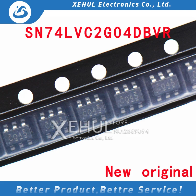 Плата SN74LVC2G04DBVR, не затвор, 2-входной инвертор, 32 мА, маркировка: C045 C04F C075 C025, новая оригинальная, 10 шт./100 шт.