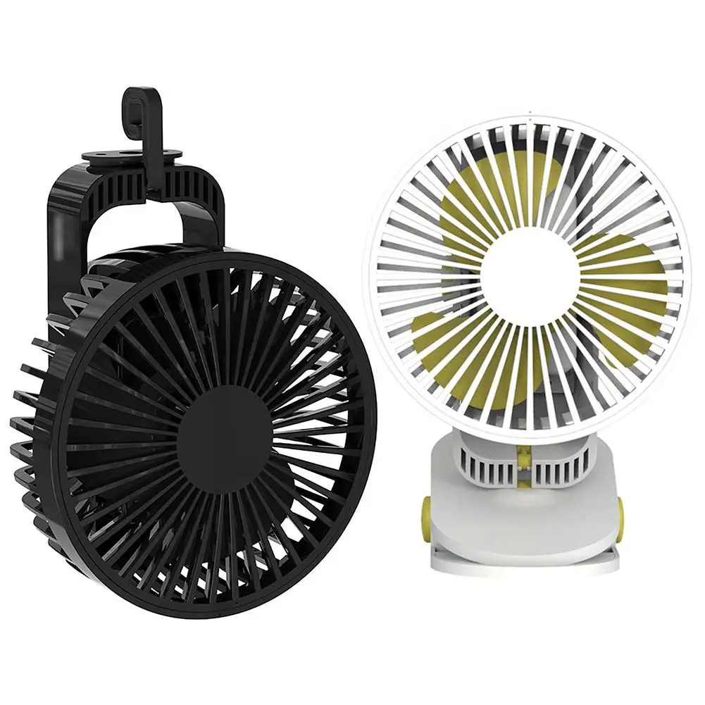 

1Pc Portable USB Table Fan Clip-on Type Rechargeable Cooling Mini Desk Fan 720 Degree Rotation 3 Speeds Adjustable Clip-on Fan