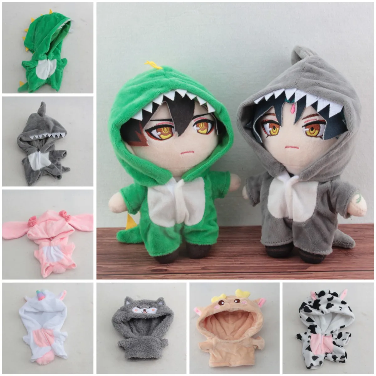 Одежда для кукол 20 см одежда Хэллоуина динозавр Акула искусство мини EXO Skz Kpop