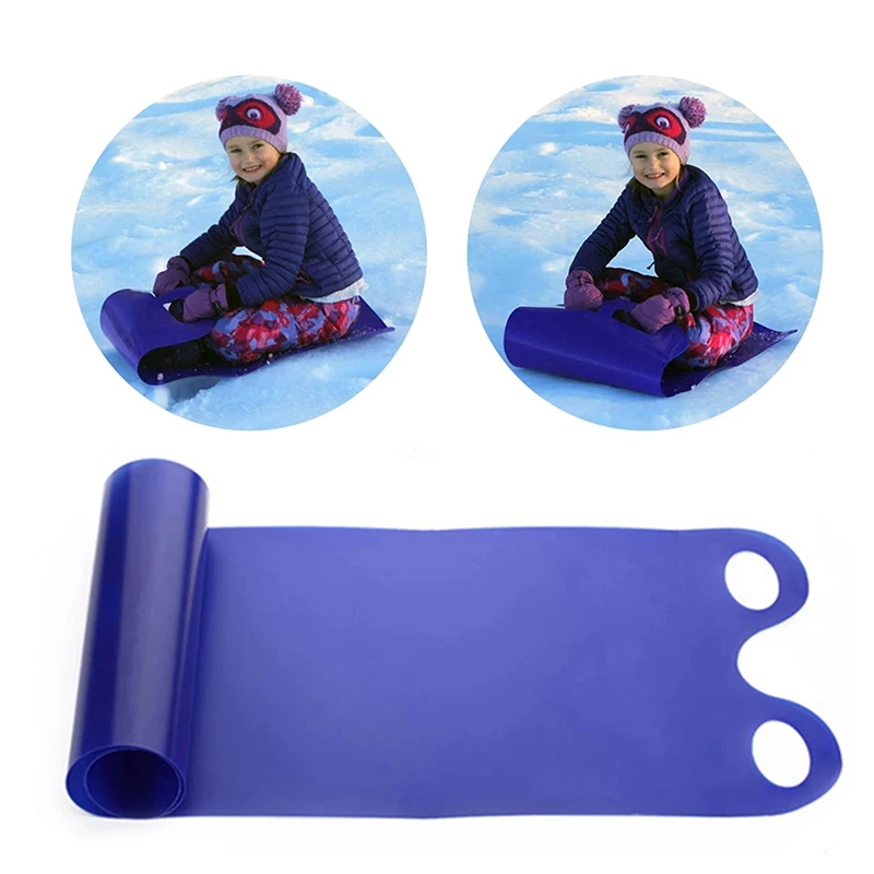 

Portable Foldable Snowboards Winter Snow Sled Flexible Roll Up Skiing Board For Children Adult Sledge Snow Skiing Accessories