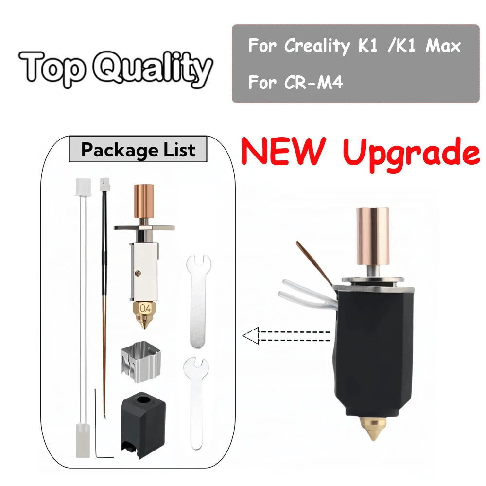 Обновленный комплект Hotend для Creality K1 Max 550 ° Высокотемпературный C 3D-принтера