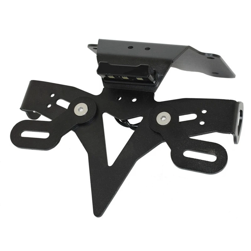 

License Plate Holder Bracket Kit For Yamaha Tenere 700 XTZ700 T7 2019 2020 2021 Tail Tidy Fender Eliminator+LED Light