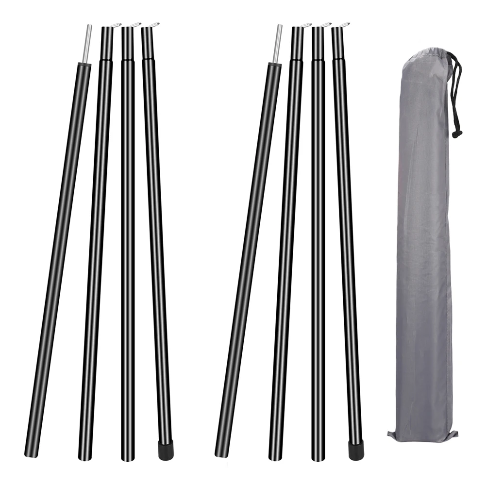 

Telescoping Tarp Pole Replacement Canopy Adjustable Aluminum Rod Portable Lightweight for Tent Fly Awning Outdoor Camping Hiking