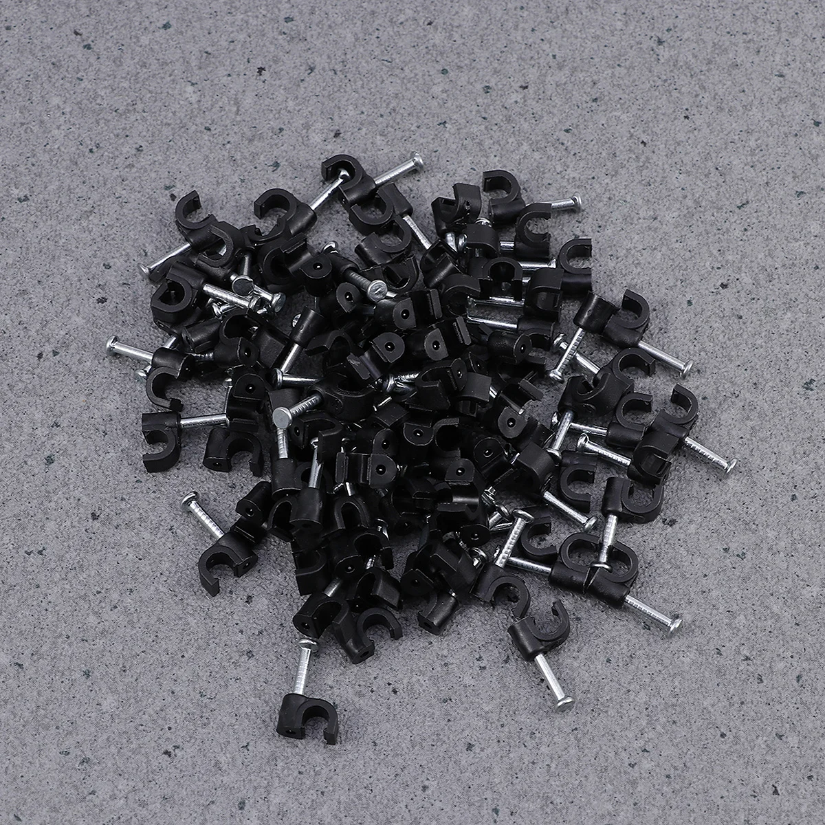 

Cable Clips Wire Nailblack Wall Cordholder Nailsethernet Management Organizer Cords Coax Steel Tacks Tie Electrical Clip Staples