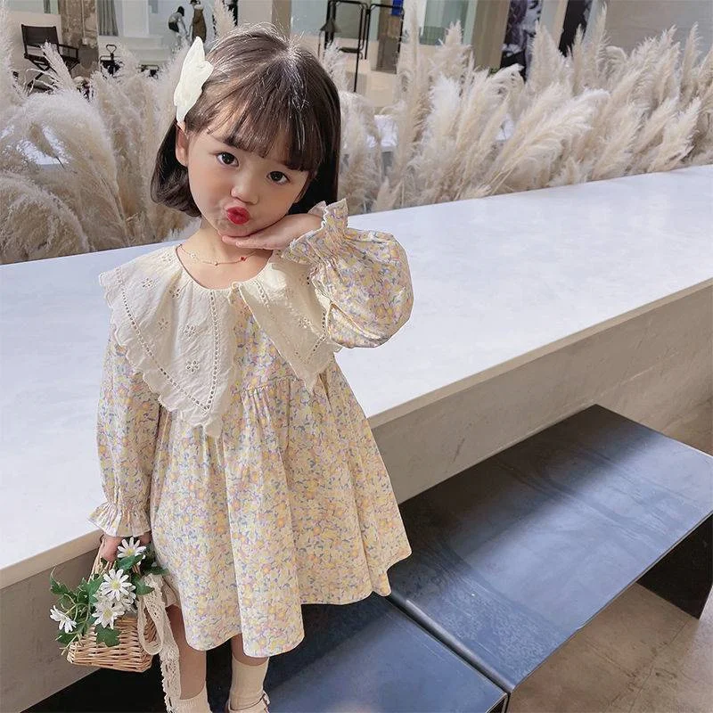

Girl Dress Kids Skirts Spring Summer Cotton 2022 New Arrive Flower Girl Dress Party Evening Gown Beach Outdoor Children Clothing