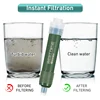 Mini Camping Purification Water Filter Straw TUP Carbon Fiber Water Bag for Survival or Emergency Supplies 2