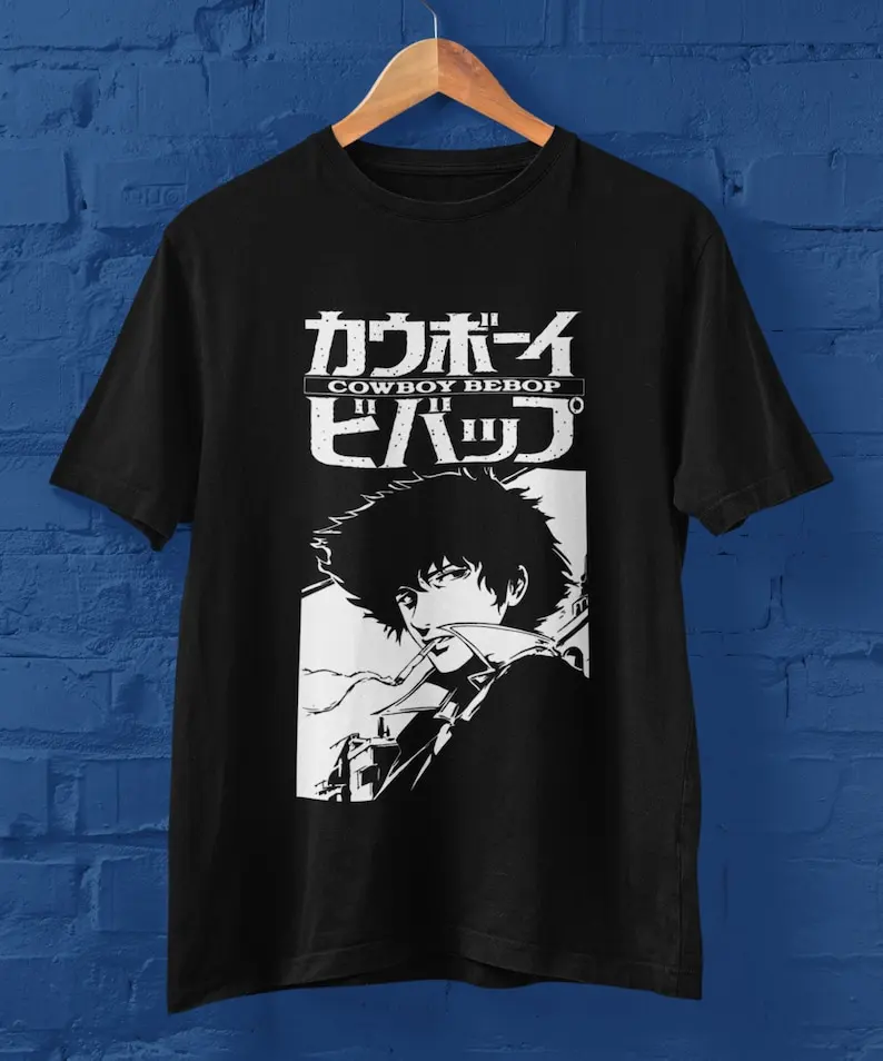 Футболка Cowboy Bebop унисекс винтажная аниме