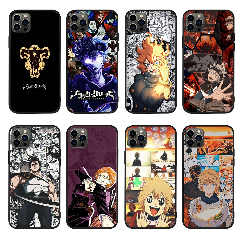 

Black Clover Anime Phone Case For iphone 13PRO 12 11PROMAX 11 X XS XR XSMAX 6 plus 7 7Plus 8 8Plus Cover