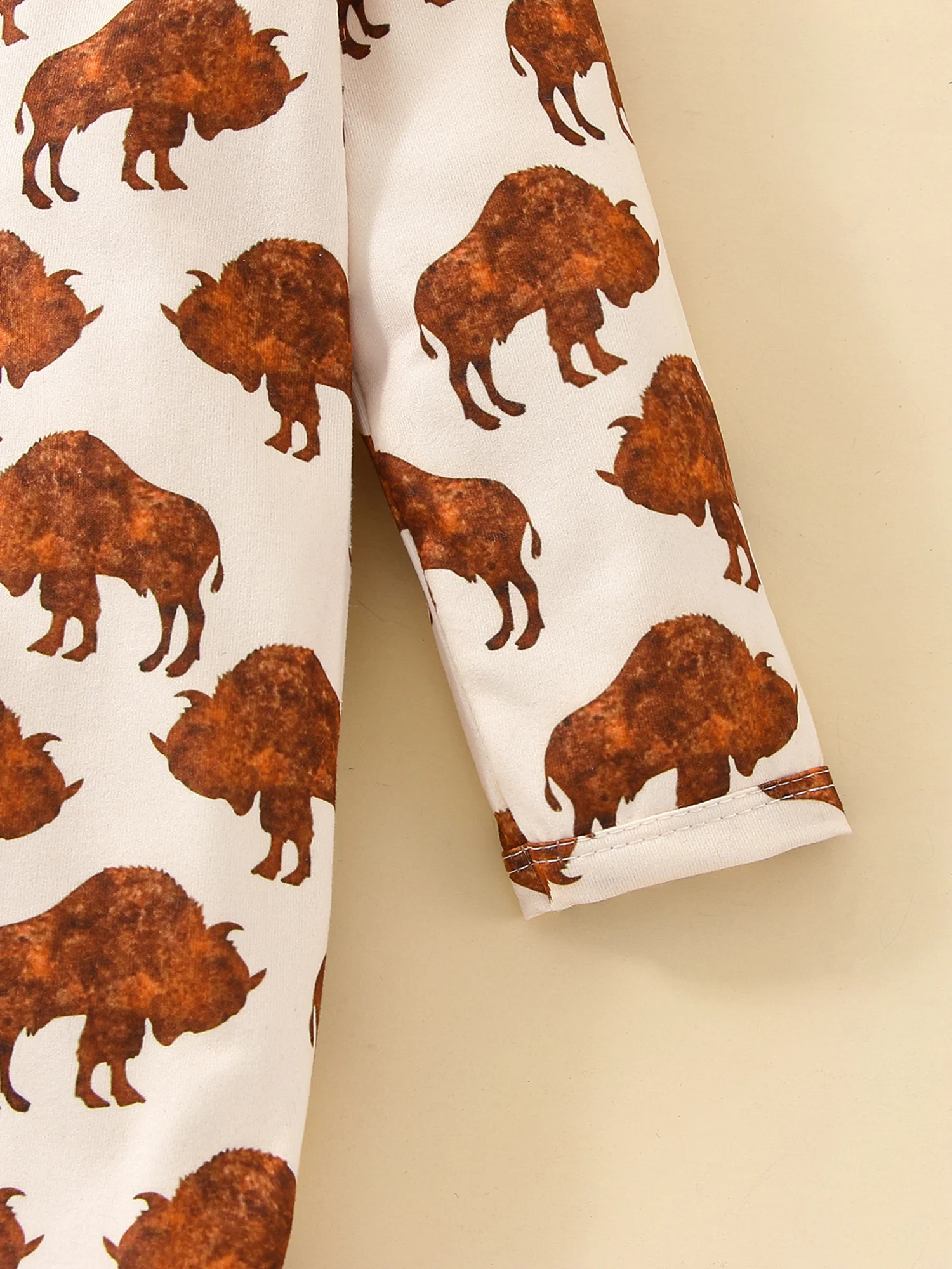 

Милый детский комбинезон унисекс с очаровательным принтом животных, Мягкий комбинезон с круглым вырезом и длинным рукавом для осени, повседневный и удобный