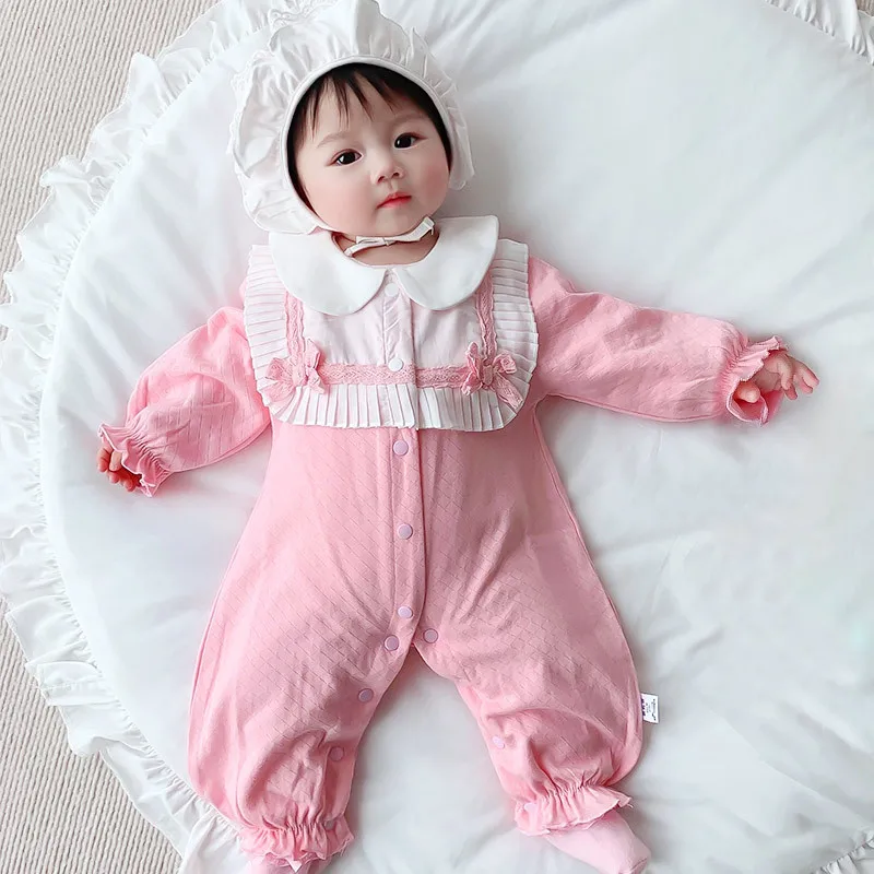 

Children's Clothing Girls Baby Crawling Clothes Wear Clothes Class A Newborn Baby Jumppiece Autumn Clothes Toddler Girl Clothes