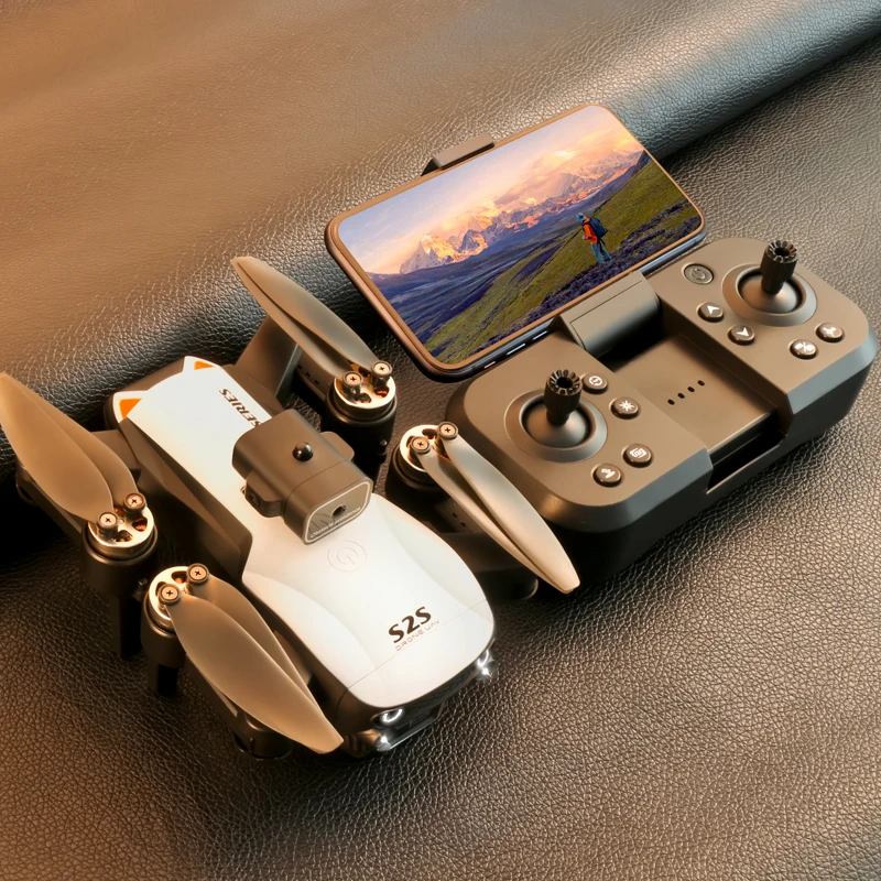 Профессиональный Дрон S2S с камерой 4K HD Wi-Fi FPV 360 °