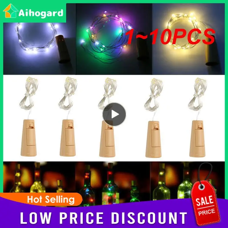 

1-10 шт., декоративная лампа для вина в виде винограда