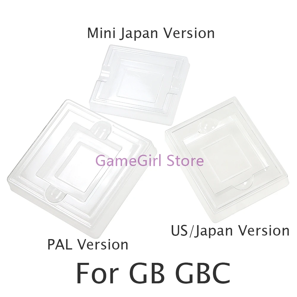 Фото 5 шт., прозрачная пластиковая вставка, внутренний лоток для Nintendo Gameboy, цветной игровой картридж, коробка для GB GBC PAL, американская версия JP №1