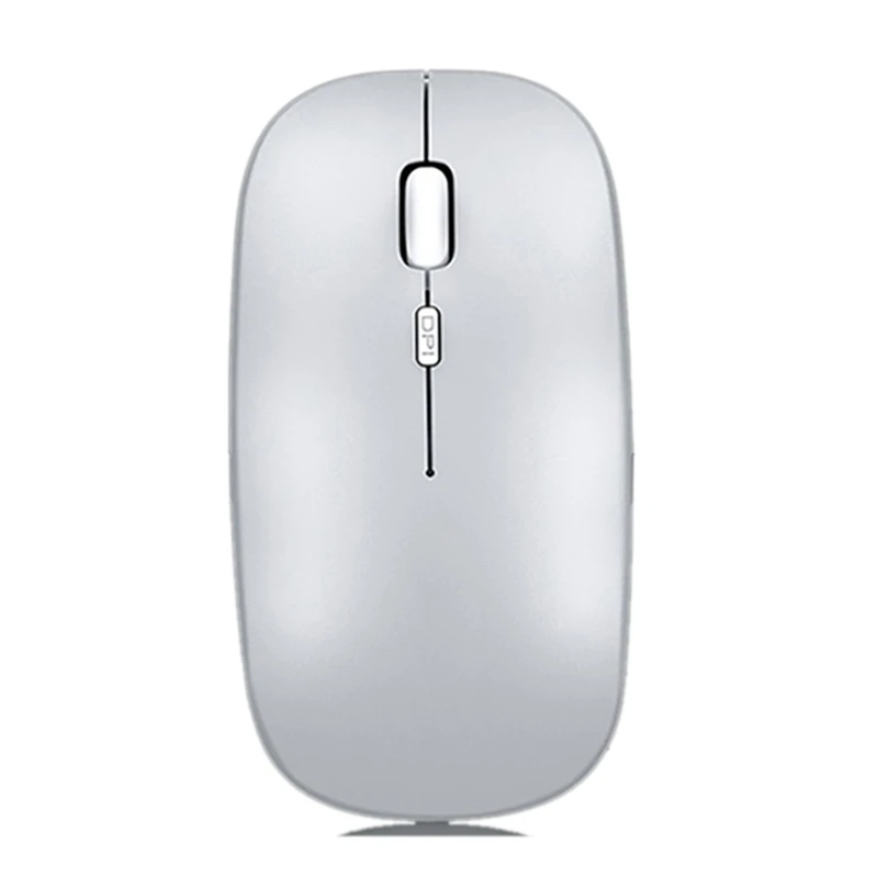 

Беспроводная перезаряжаемая Bluetooth-мышь 2,4 ГГц, эргономичная оптическая Регулируемая RGB-мышь для ПК, ноутбука