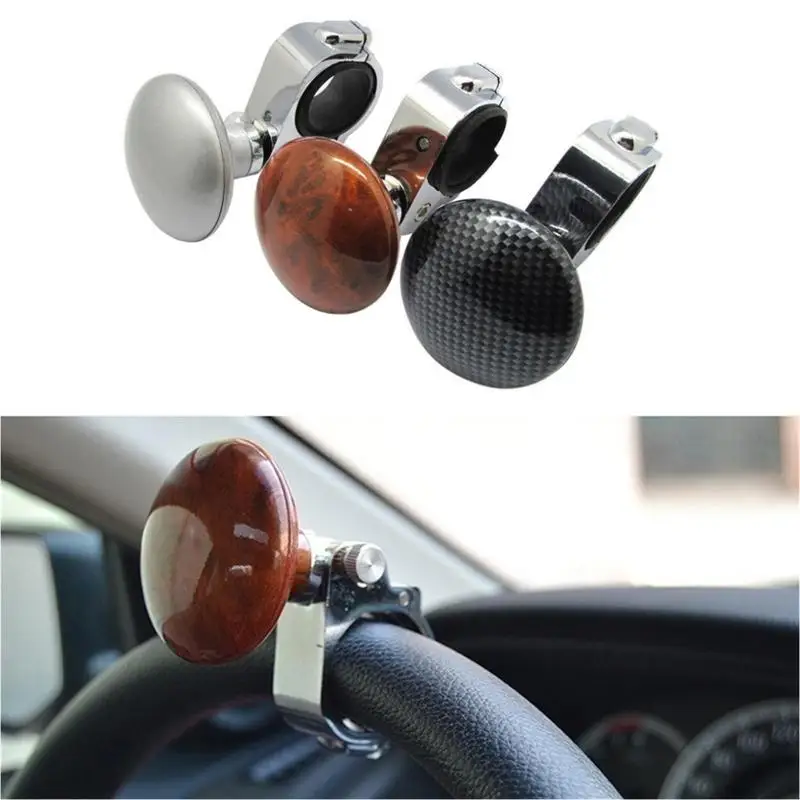 

Universal Steering Wheel Ball Knob Good Grip Booster Steering Knob Easy To Install Steering Wheel Spinner Knob Car Accessory