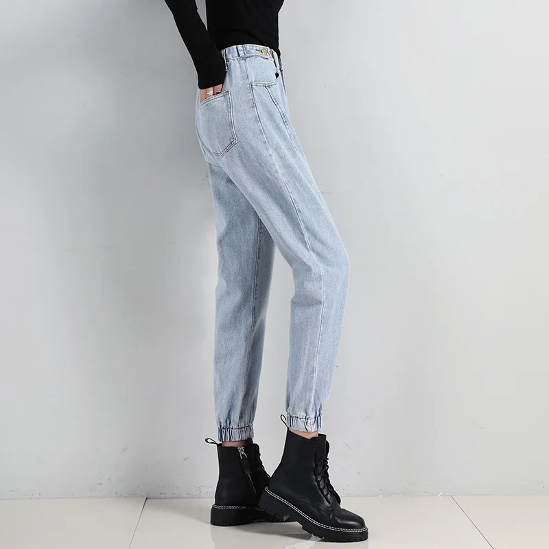 2023 Harem Pants Vintage High Waist Jeans Woman Women's Jeans Ankle Length Mom Jeans Cowboy Denim Pants jeans for women jeans