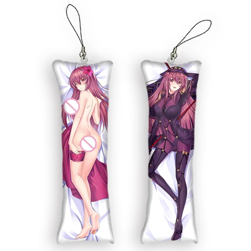 Fate/Grand Order Scthach Mini Dakimakura брелок аниме двусторонняя печать маленькая подушка кулон
