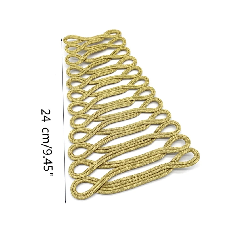 Золотая проволока китайский Cheongsam пуговица узел застежка ручной работы застежки