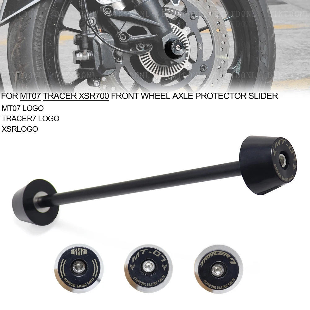 

Front Wheel Axle Protector Slider For YAMAHA MT07 2014-2022 TRACER XSR700 TRACER7 XSR 700 2021 Motorcycle Protection Accessories