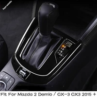 car console gearbox panel trim frame cover garnish refit styling rhd fit for mazda 2 demio cx 3 cx3 2015 2018 accessories