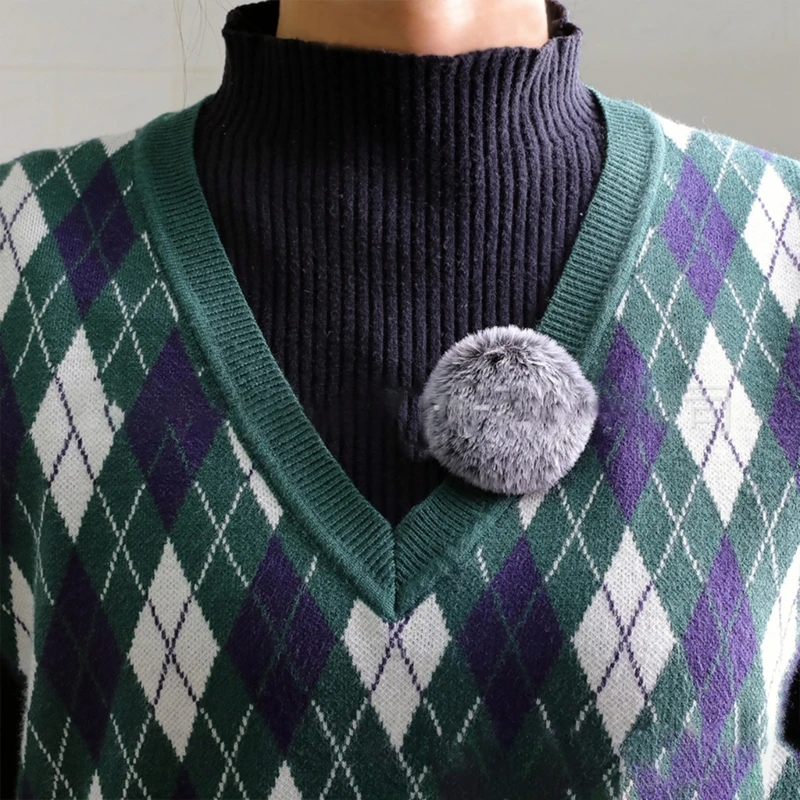 Меховой ветрозащитный меховой воротник для Omic