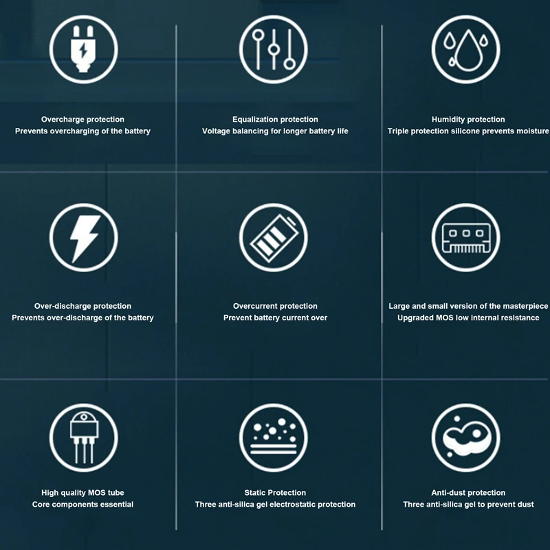 1 комплект 30A 48 В многофункциональная плата защиты аккумулятора Lifepo4 BMS с балансом