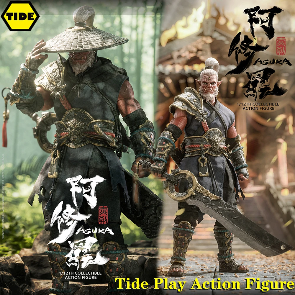 

2023 Q3 оригинальные VTOYS VSD006 1/12 Асура красный демон боевой Бог призрак Бог модель полный комплект 17 см мужской солдат экшн-фигурки куклы игрушки