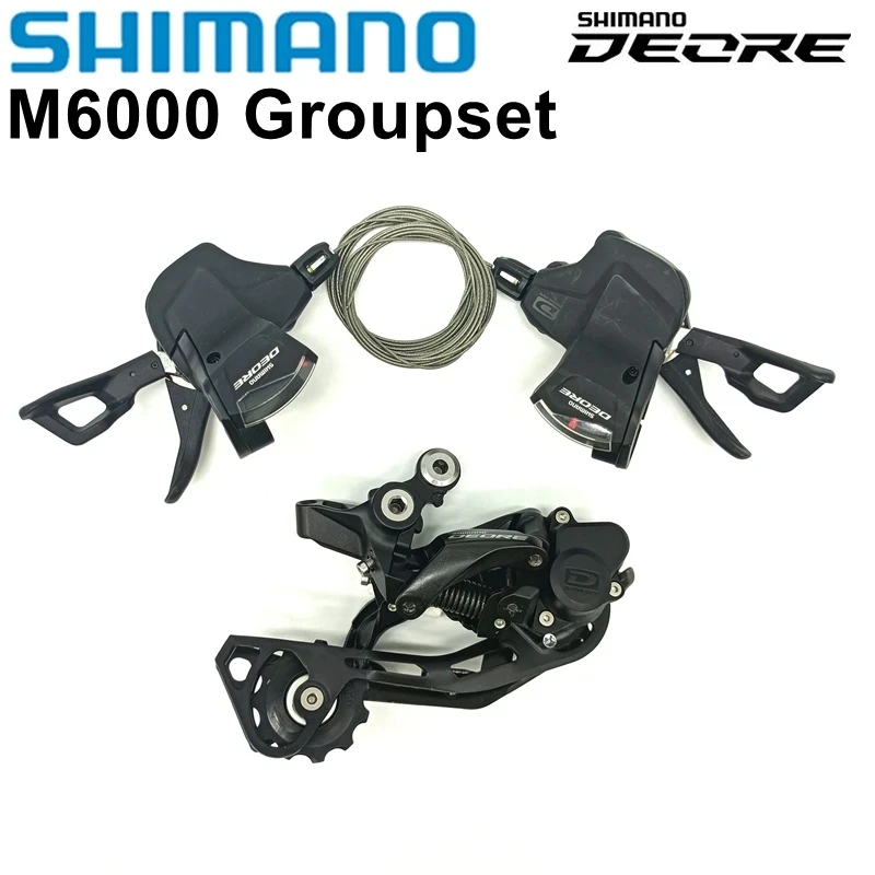 

Рычаг переключения передач Shimano Deore M6000, Задний рычаг управления, левый и правый, 20, 30 скоростей