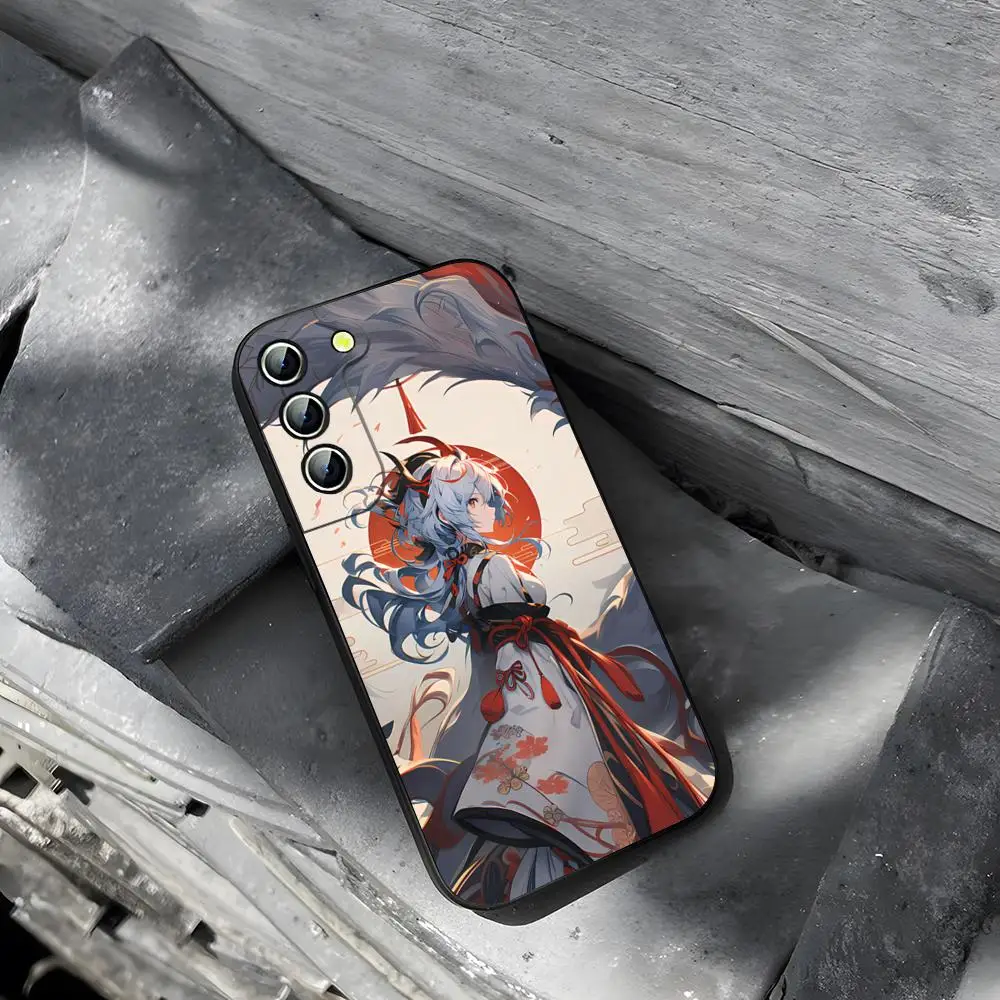 Чехол Genshin Ganyu для телефона Samsung Galaxy S23 S24 S21 S22 S20 Ultra Fe Plus A34 A54 A24 A52 A53 M54 чехол