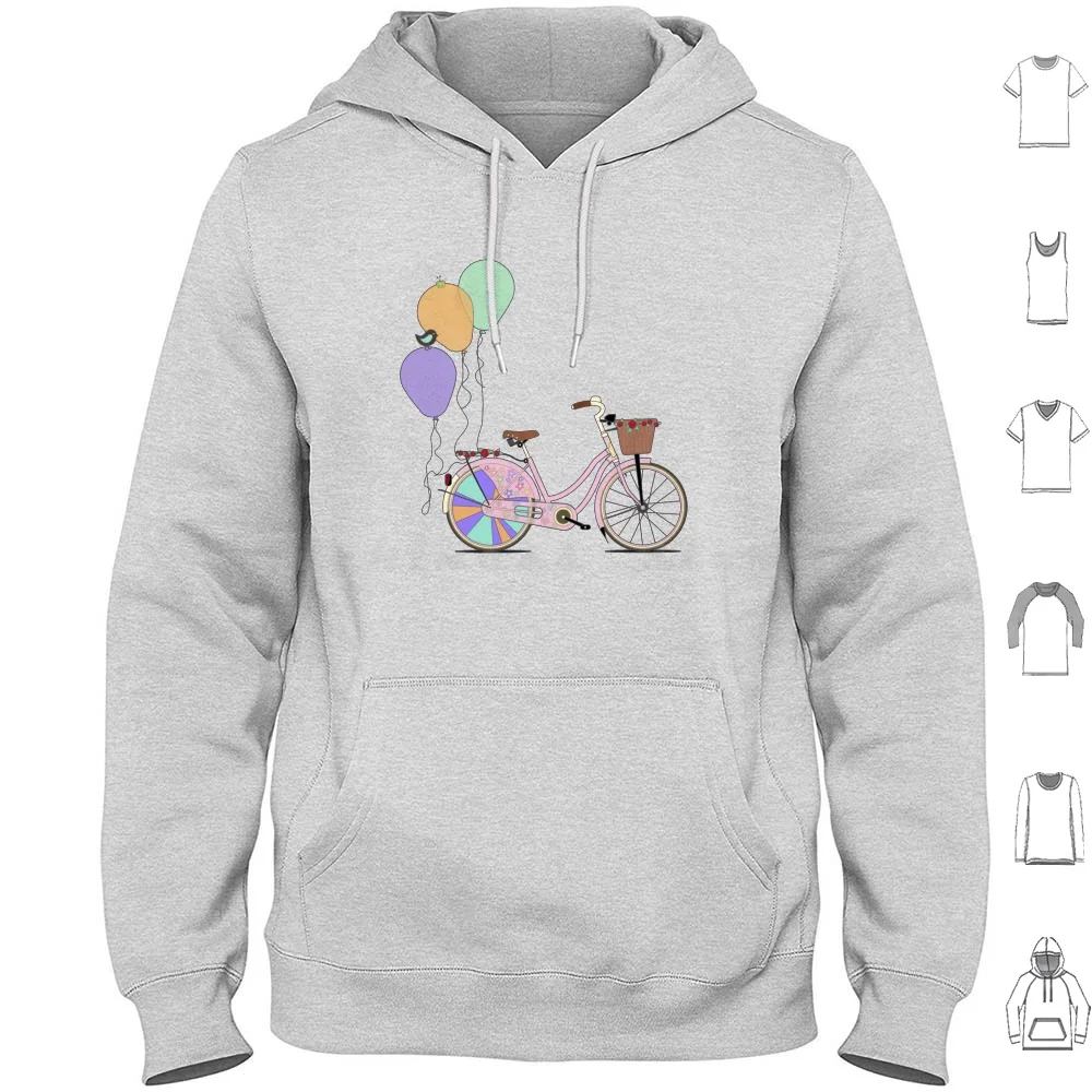 Фото Love To Cycle On My Pink велосипедные толстовки с длинным рукавом велосипедные велосипеды фиксирующее снаряжение винтажное №1