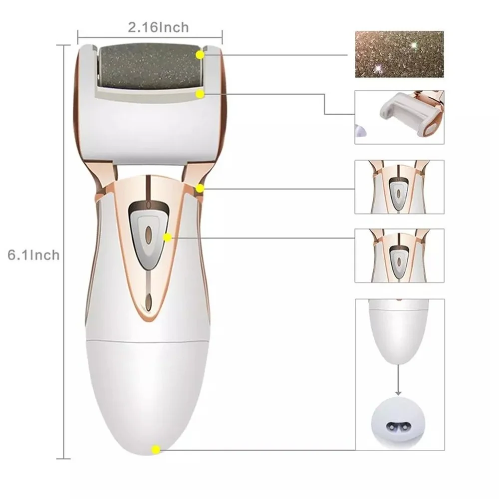 

Electric Foot Peeler Whole Body Washing and Pedicure Machine Rechargeable Foot Peeling Dead Skin Grinding Calluses New