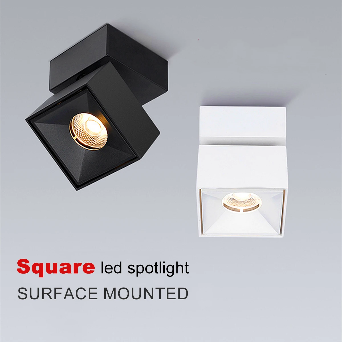 Квадратный потолочный светильник с регулируемой яркостью 220 В в