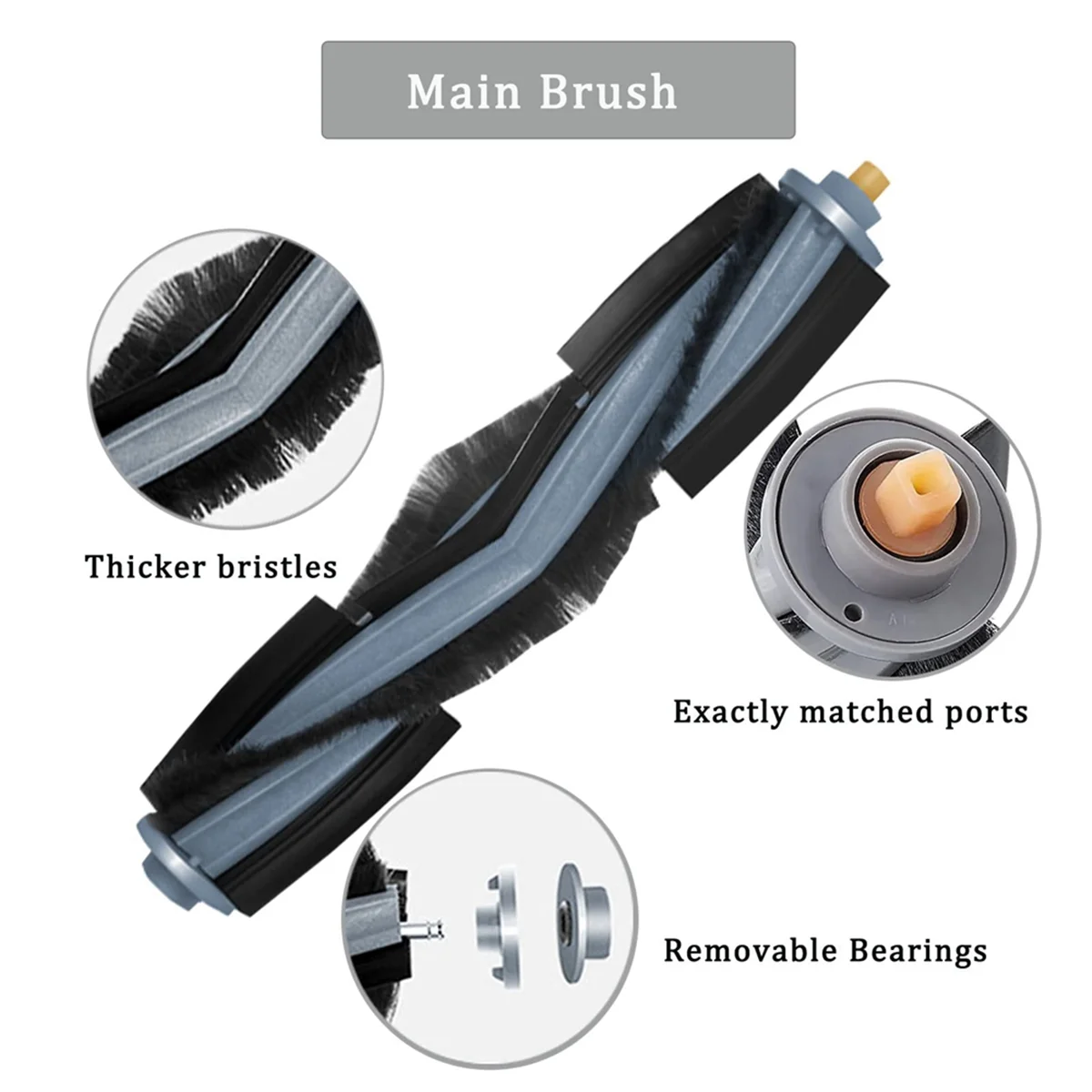 Для Ecovacs Deebot X1 OMNI T10 TURBO/T10 Робот-пылесос Основная боковая щетка Швабра Ткань Мешки