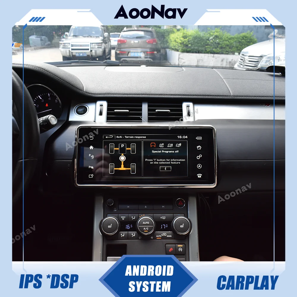Radio con GPS para coche, reproductor Multimedia con Android, receptor, pantalla estéreo, PX6, 2DIN, para Land Rover Range Rover Evoque 2013-2018