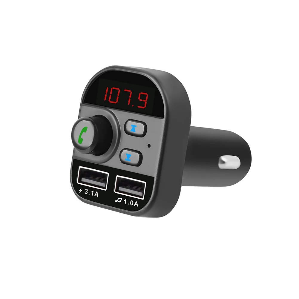 

1pcs Car USB Charger Hands-free Call MP3 Bluetooth Player Fm Transmitter High Quality Car Electric Accessories