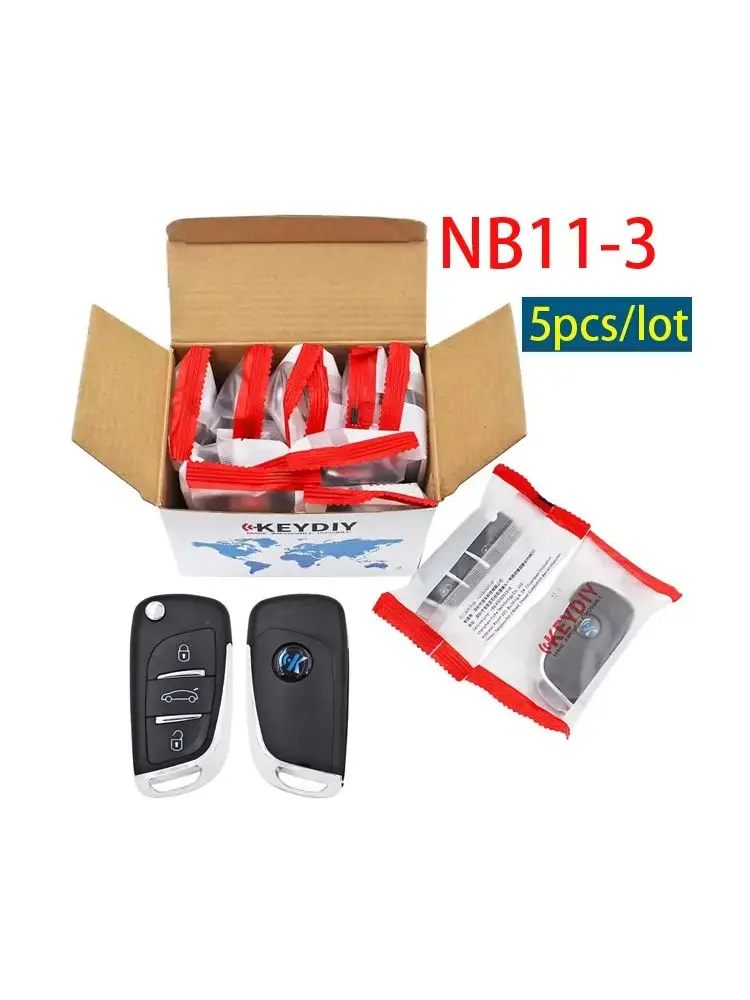 

5 шт./лот KEYDIY NB11-3 KD удаленный автомобильный ключ универсальный многофункциональный NB серии DS стиль работает с мини-инструментами KD900 + KD-X2
