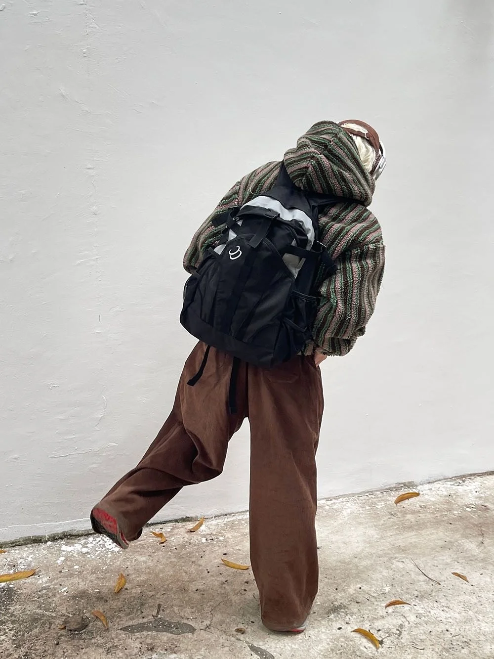 CTRLLOCK шикарный цветной лоскутный Techwear ремни с пряжкой Базовый Рюкзак Черный Серый