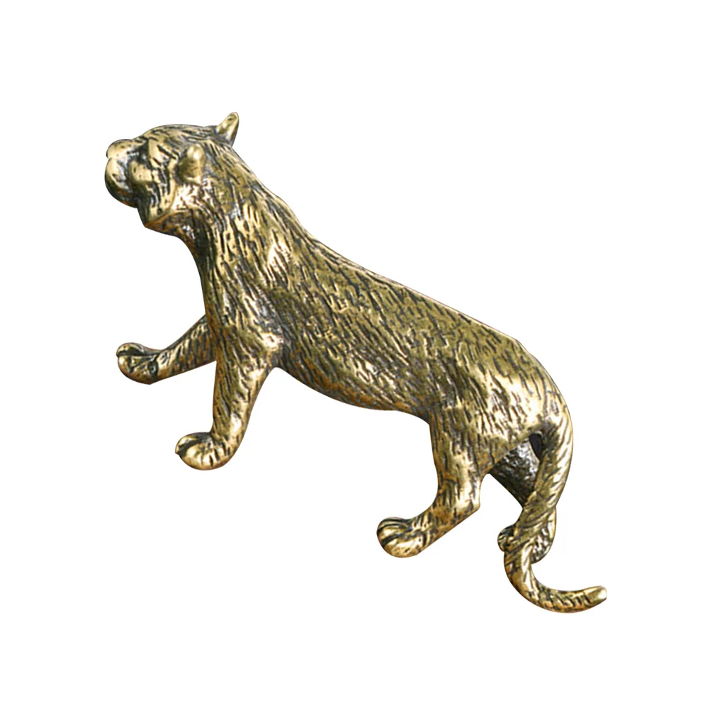 

Декоративная настольная Статуэтка тигра, износостойкая латунная декоративная домашняя Статуэтка тигра