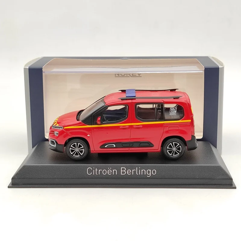 Фото Norev 1/43 2020 Citroen Berlingo пожарная машина, литые модели автомобилей, ограниченная серия №1