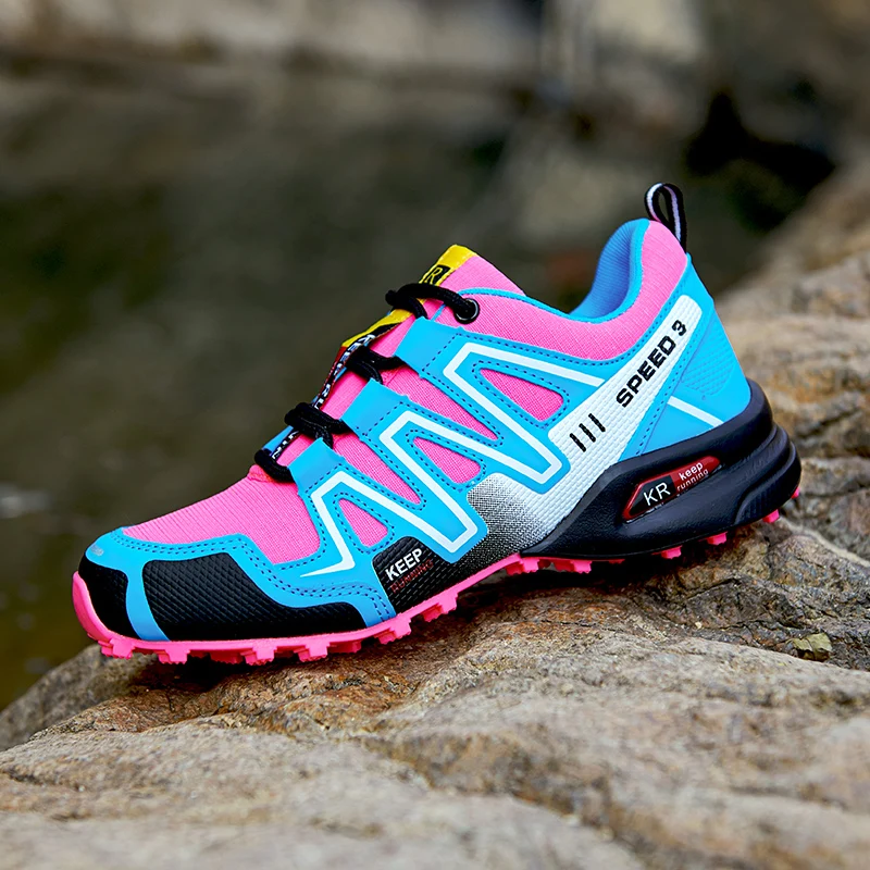 Outdoor Hiking Shoes Waterproof Women Sports Shoes Cycling Sneakers Wear-resistant Brand Trekking Climbing Sneakers Casual Shoes