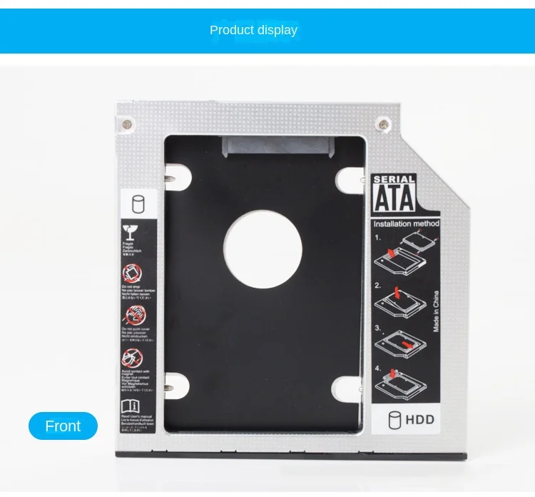 Алюминиевый оптический диск для ноутбука 12 7/9 5 мм 2 5-дюймовый механический