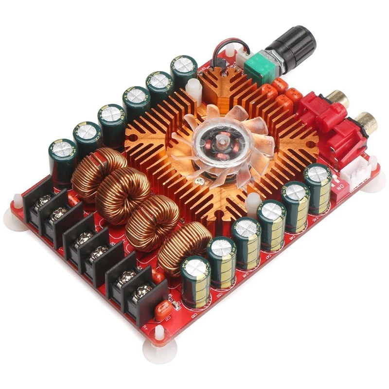 

Top Deals TDA7498E 2X160W Dual Channel Audio Amplifier Board, Support BTL Mode 1X220W Single Channel, DC 24V Digital Amp Module